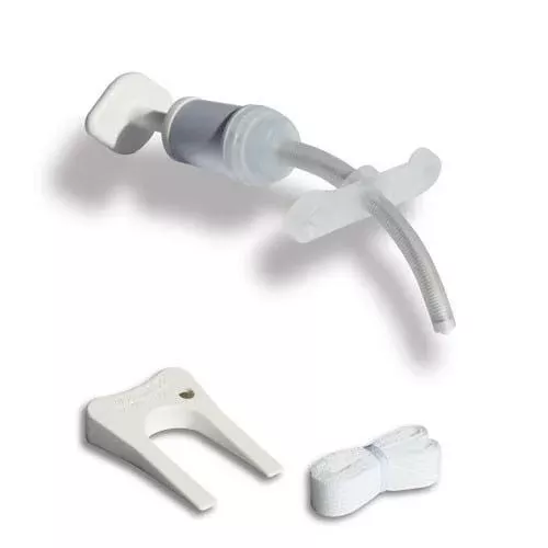 Bivona Uncuffed Pediatric Extra Length FlexTend Plus Tracheostomy Tube with Flange