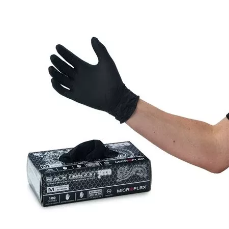 Black Dragon Zero Exam Gloves Medium