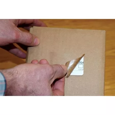 Blockout Kraft Paper Label 6"W x 4"H
