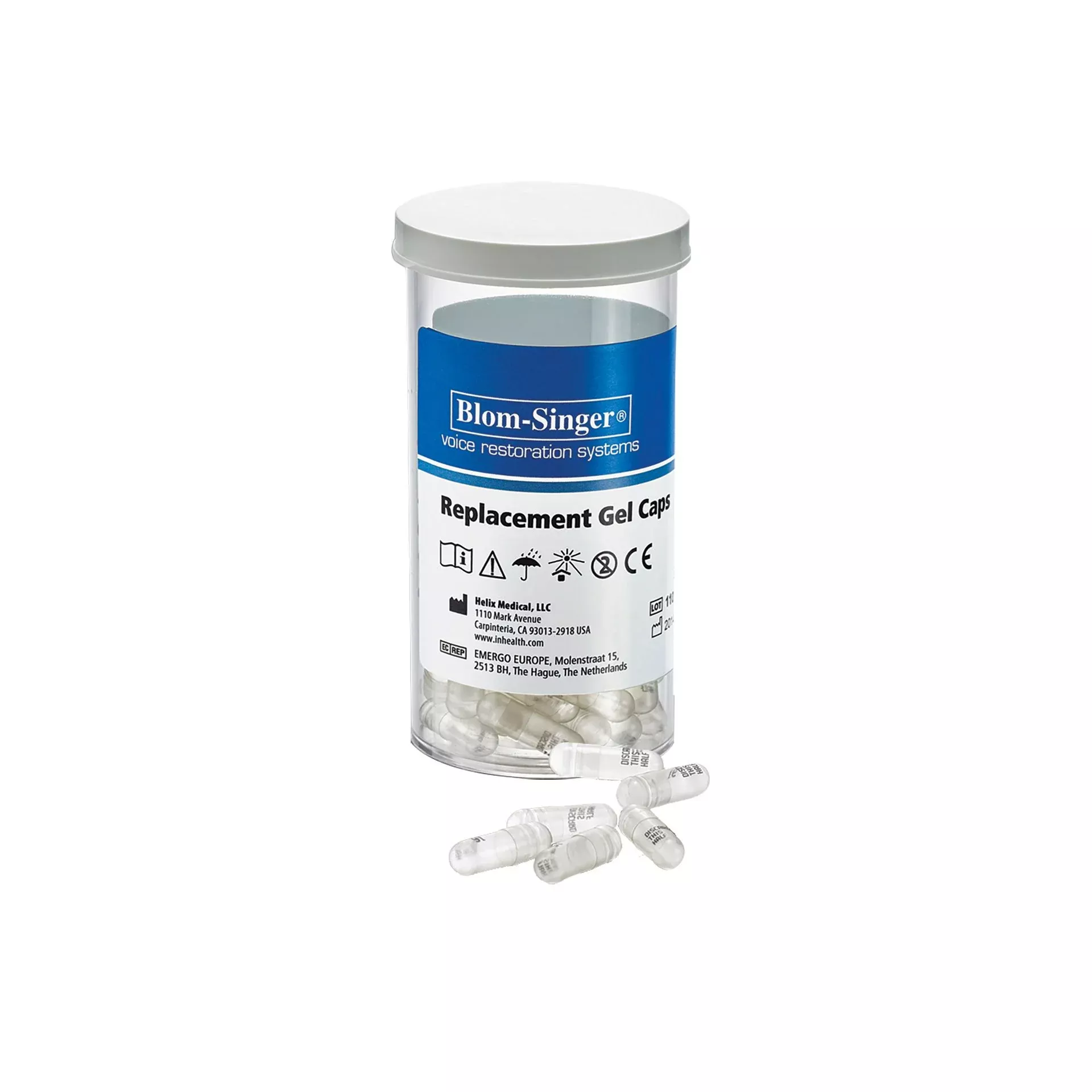Blom-Singer Gel Cap Replacement, 16Fr