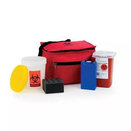 Blood Sample Needle Disposal System Blood Sample/Needle Disposal System