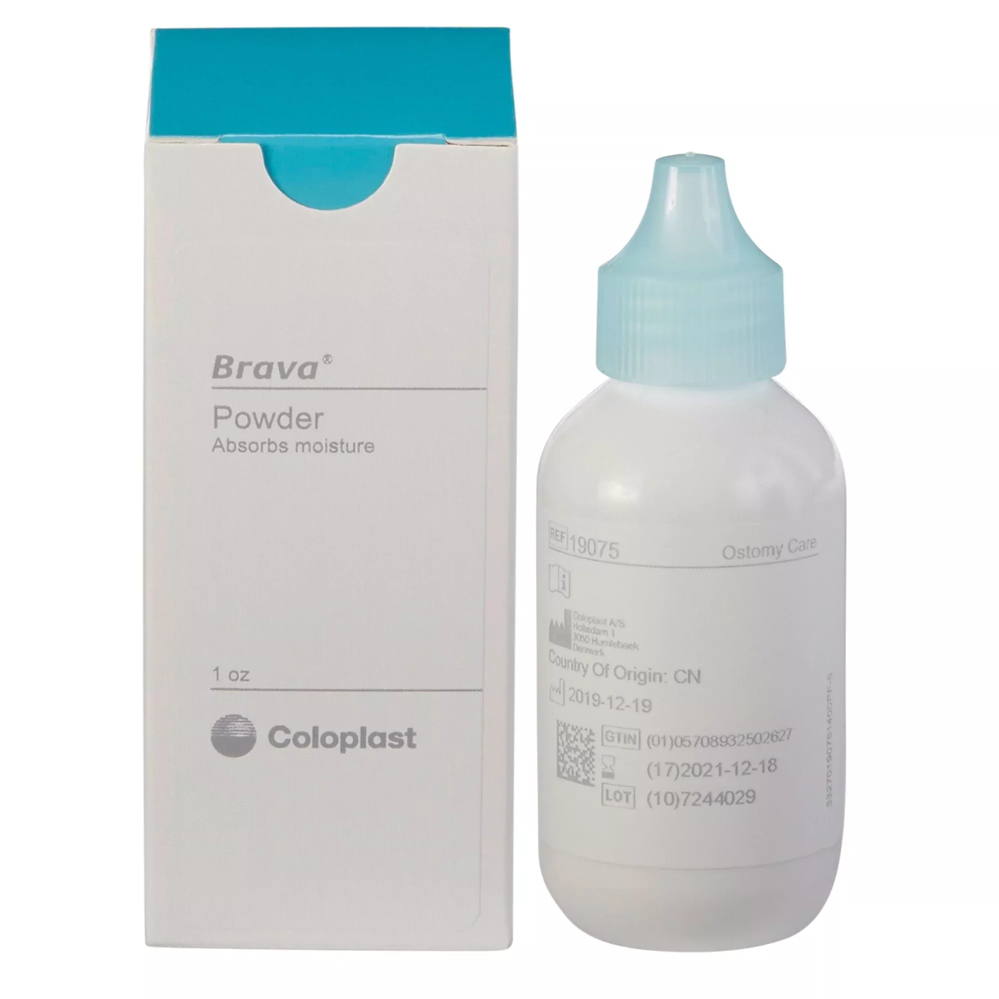 Brava Ostomy Barrier Powder, 1-ounce squeeze bottle