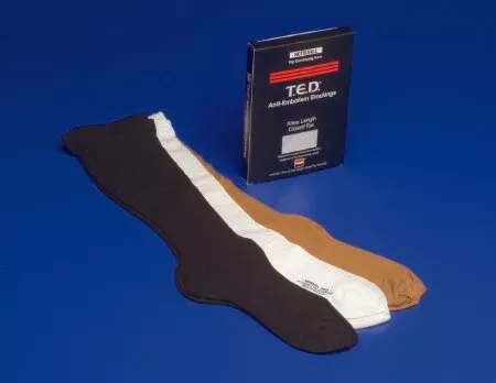 Cardinal Anti-embolism Stocking T.E.D.™ Knee High Medium / Regular Beige Closed Toe - M-194312-1216 - Pair