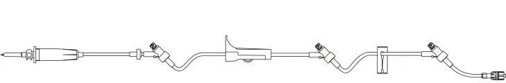 CARESITE Primary IV Administration Set, 3 Ports 112 Inch - 354205
