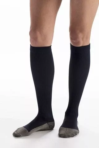 Carolon Company Compression Socks Health Support Size E / Short Black Closed Toe - M-1141804-3017 - Case of 10