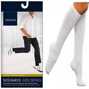 Casual Cotton Calf, 15-20, Size B, Closed, White