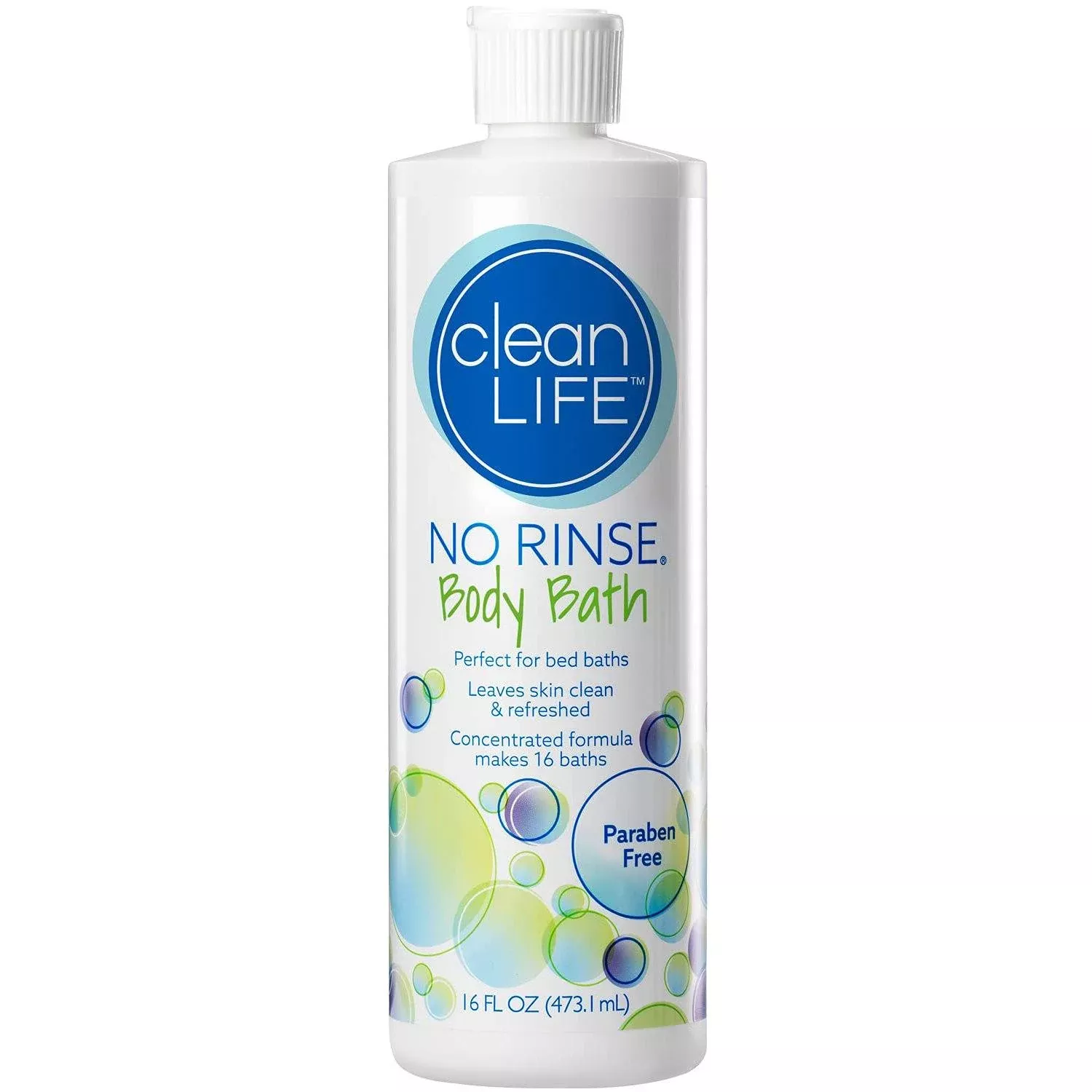 cleanLIFE No-Rinse Body Bath, Concentrated Formula 16 oz