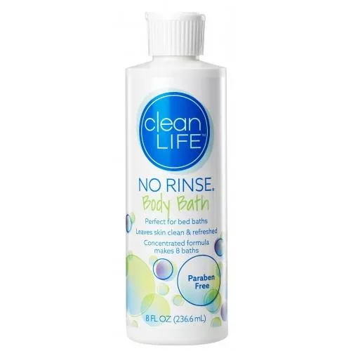 cleanLIFE No-Rinse Body Bath, Concentrated Formula 8 oz