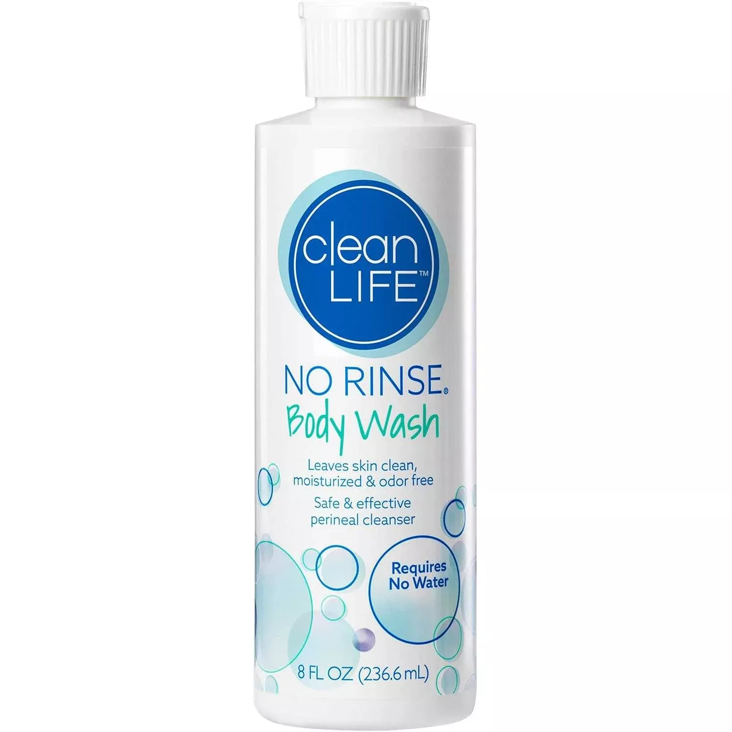 cleanLIFE No-Rinse Body Wash, 8 oz