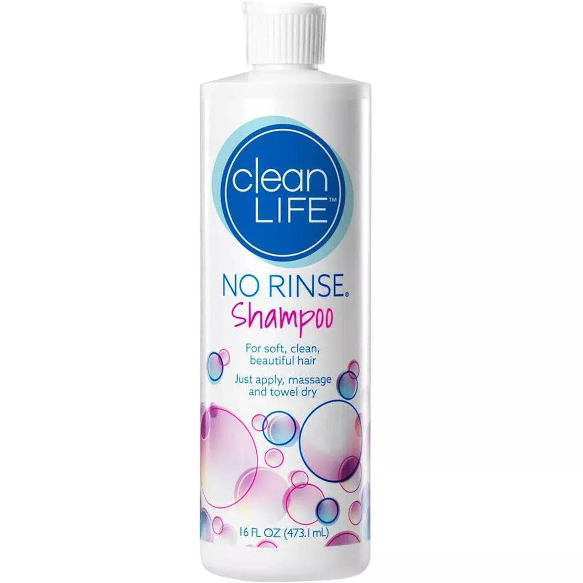 cleanLIFE No-Rinse Shampoo, 16 oz, Alcohol-free, Ready To Use