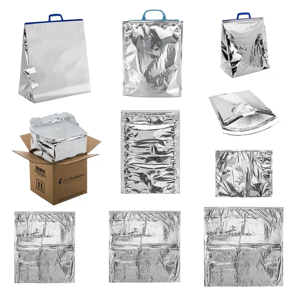 Coldkeepers Plain Thermal Pouches with Gel Packs