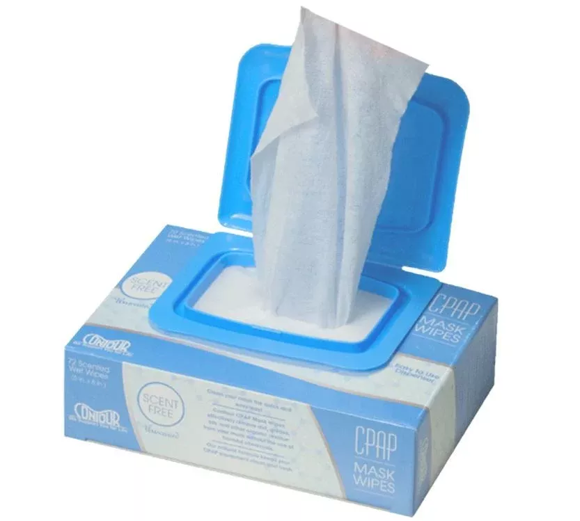 Contour CPAP Mask Wipes - 1 Pack (72 Wipes)