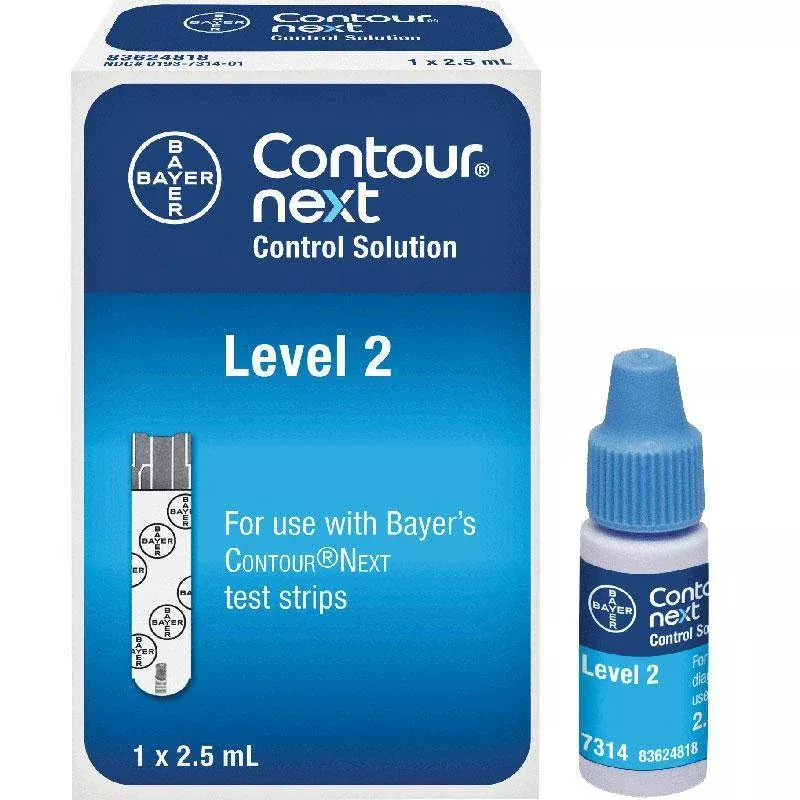 Contour Next Blood Glucose Control Solution for use with Blood Glucose Meter