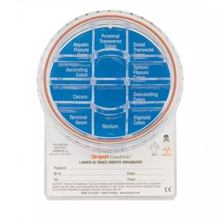 CoreDish Lower GI Tract Biopsy Container CoreDish Lower GI Tract Biopsy Containers