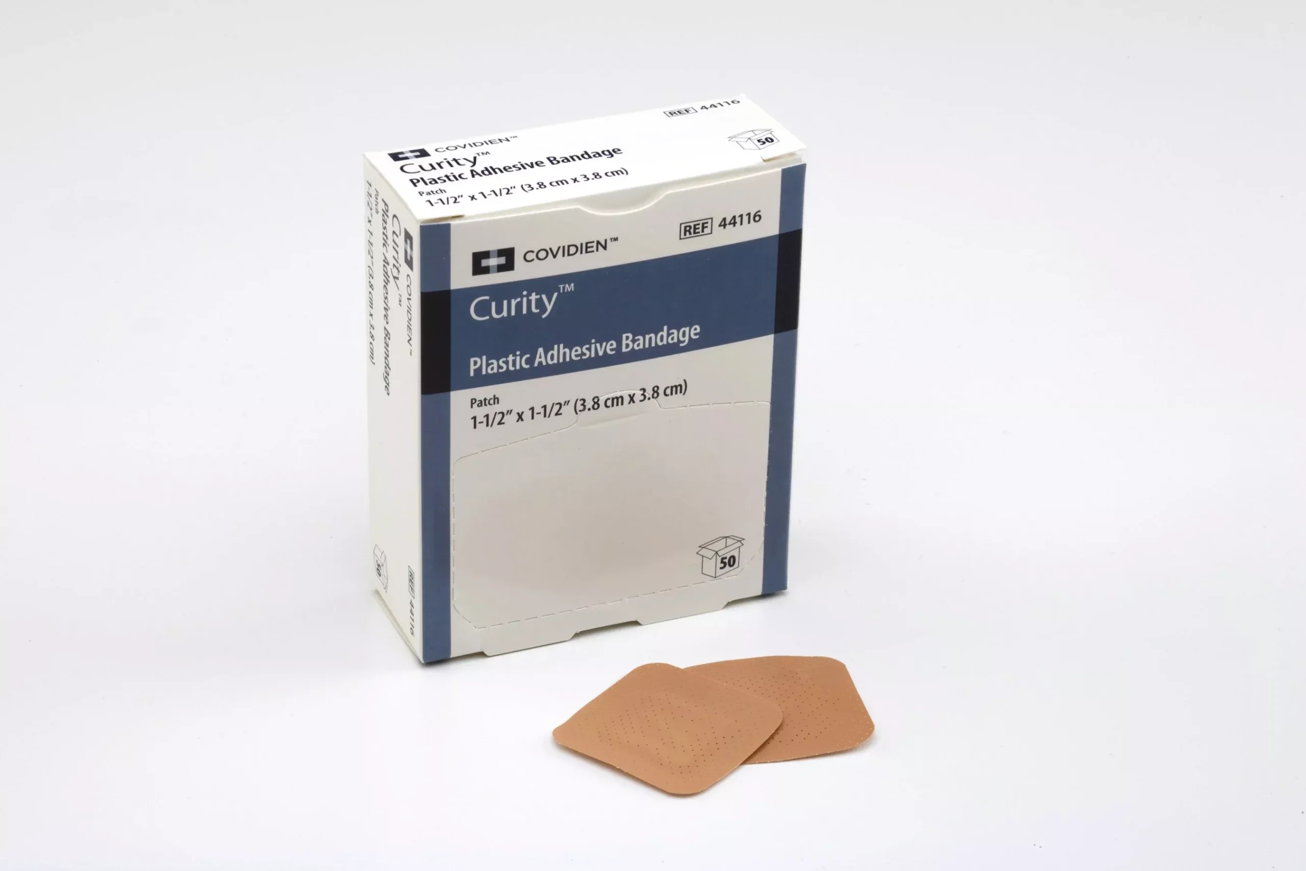 Curity™ Adhesive Spot Bandage, 1½ x 1½ Inch