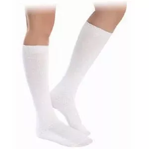 Cushioned Cotton Calf, 20-30, Medium, Short, Closed, White
