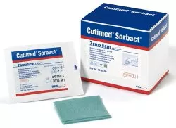 Cutimed Sorbact Antimicrobial Mesh Dressing, 2¾ x 3½ Inch