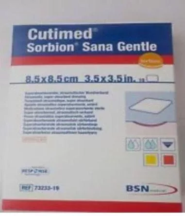 Cutimed Sorbion Sana Gentle Dressing 3.5" x 3.5"