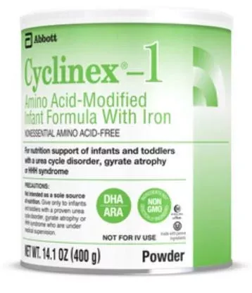 Cyclinex-1 Amino Acid-Modified Infant Formula With Iron