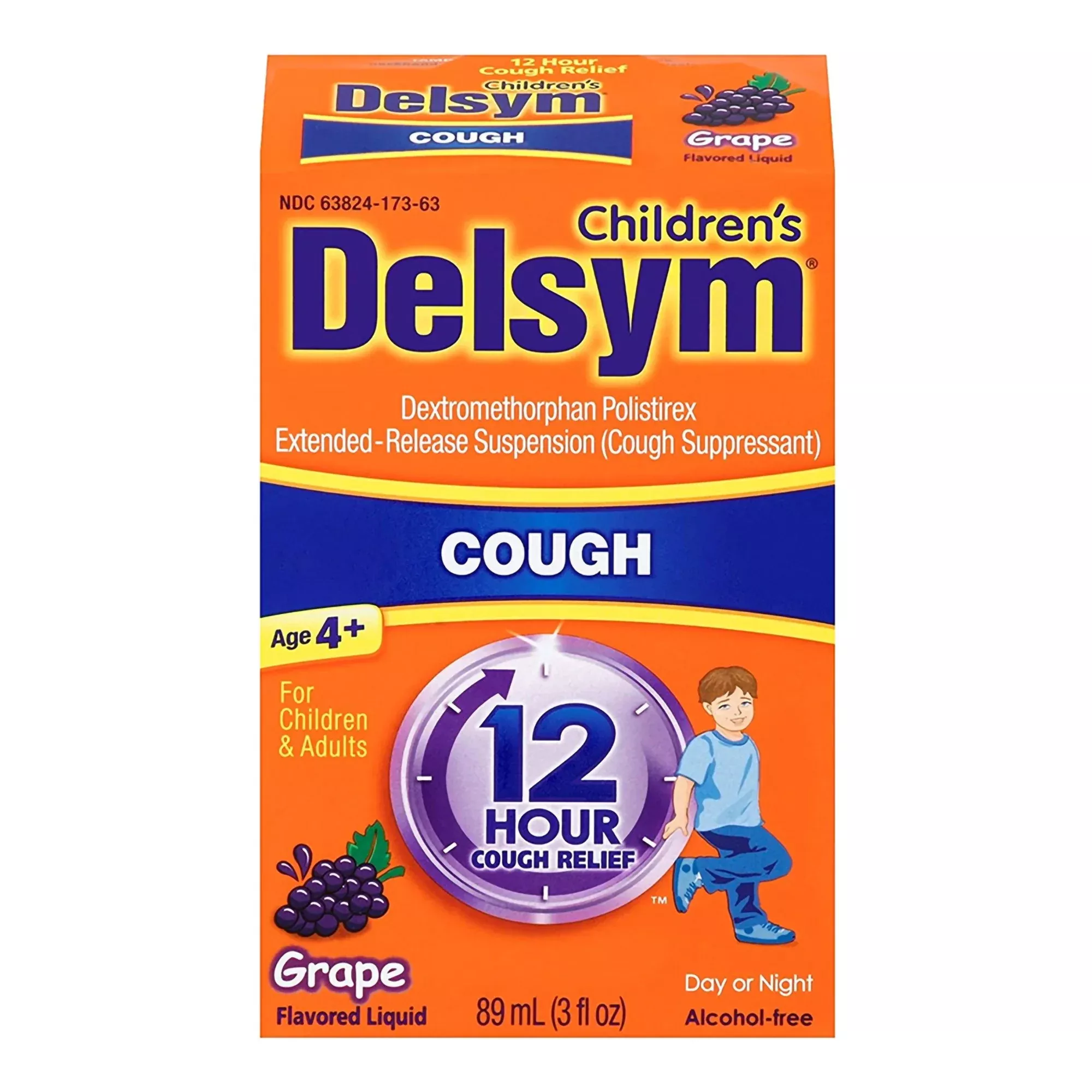 Delsym Dextromethorphan HBr Cold and Cough Relief