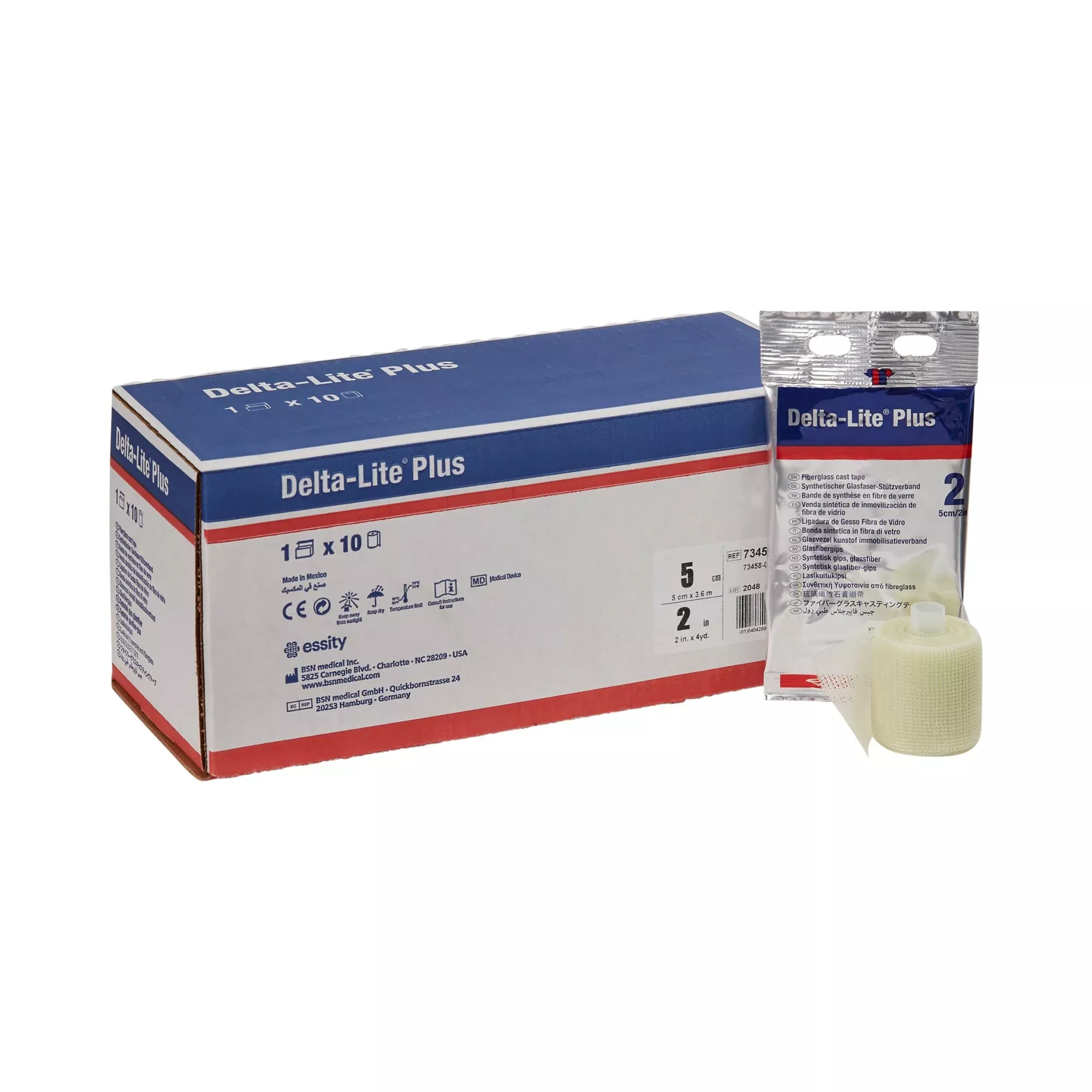 Delta-Lite Plus White Cast Tape, 2 Inch x 4 Yard