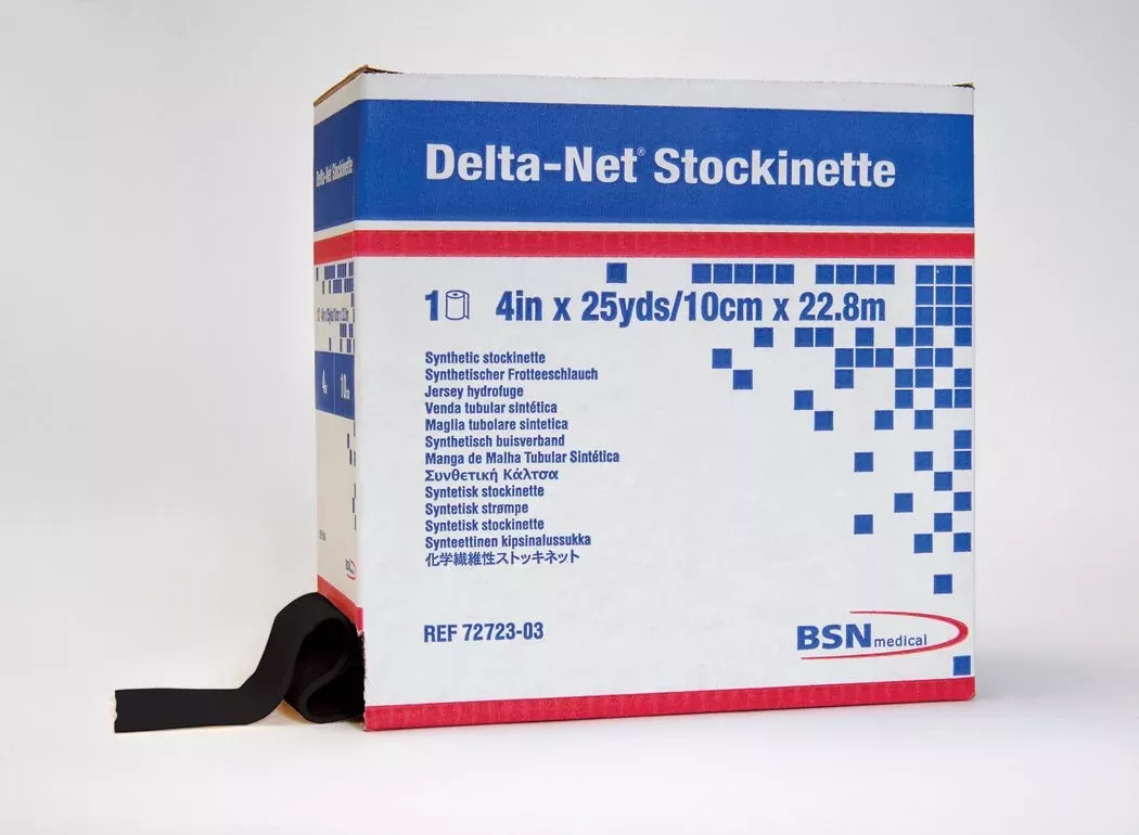 Delta-Net Black Stockinette, 4 Inch x 25 Yard