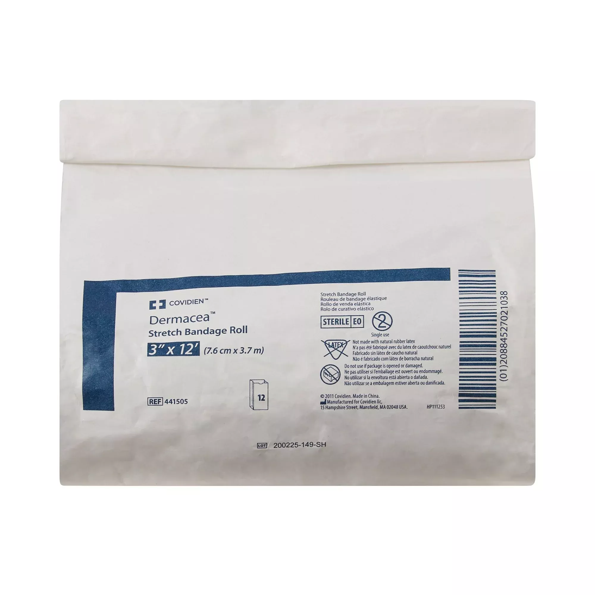 Dermacea™ Sterile Conforming Bandage, 3 Inch x 4 Yard, 1-Ply