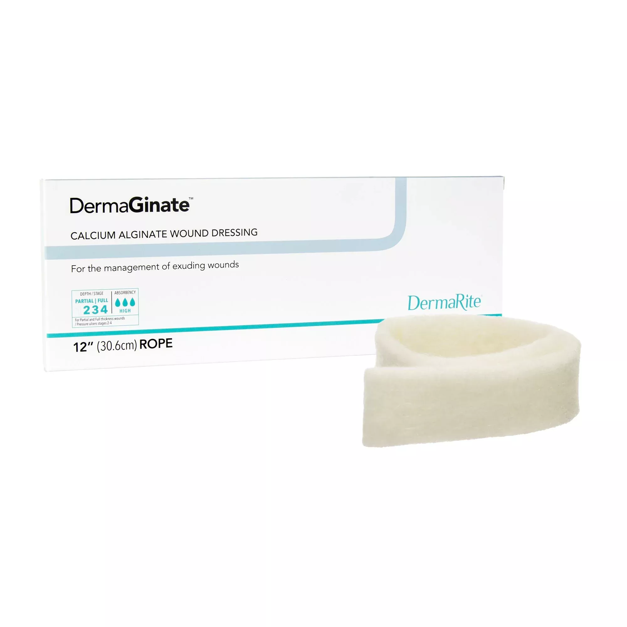 DermaGinate Alginate Dressing, 12-Inch Length