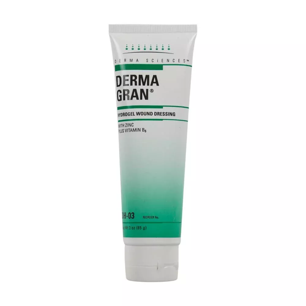 Dermagran Zinc-Saline Hydrogel Dressing 3 oz. Tube