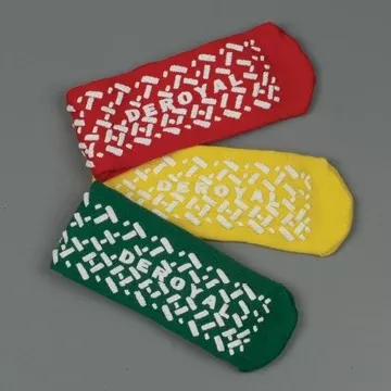 DeRoyal Slipper Socks Bariatric Red - M-833855-454 - Case of 24