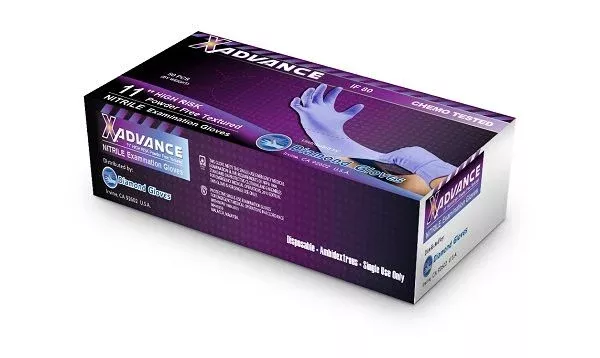 Diamond Gloves X-Advance IF80 Nitrile Exam Gloves