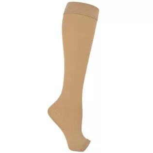 DJO Anti-embolism Stocking Knee High Medium Beige Open Toe - M-974550-4425 - Each