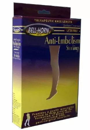 DJO Anti-embolism Stocking Knee Hight Medium Beige Open Toe - M-862301-1023 - Pair