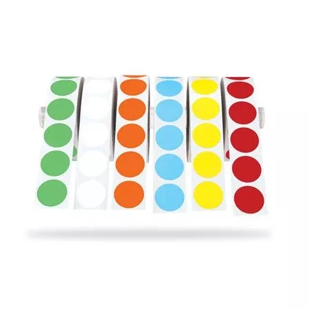 Dot Labels 1" Dia