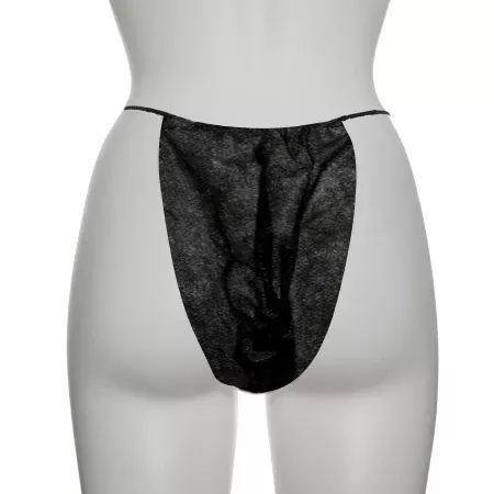 Dukal Bikini Panty Reflections™ Black Disposable - M-1052943-2087 - Box of 100