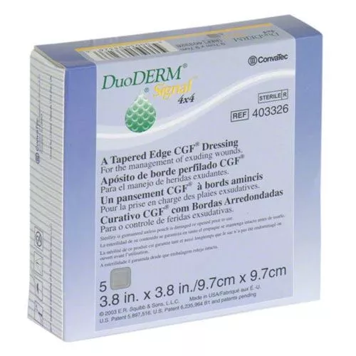 DuoDERM Signal 403326 | Square: 4 x 4 Inch by ConvaTec