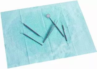 Durawick Nonsterile Blue Procedure Towel, 13 x 18 Inch