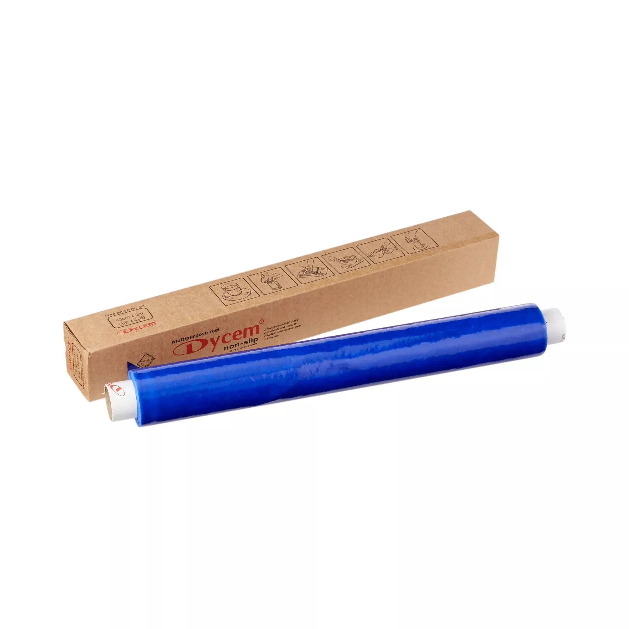 Dycem Non-Slip Material Roll, Blue, 16 Inch x 6½ Foot