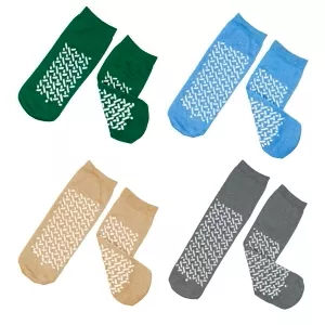 Dynarex Fall Management Slipper Socks 2X-Large Gray Above the Ankle - M-1034305-716 - Case of 48