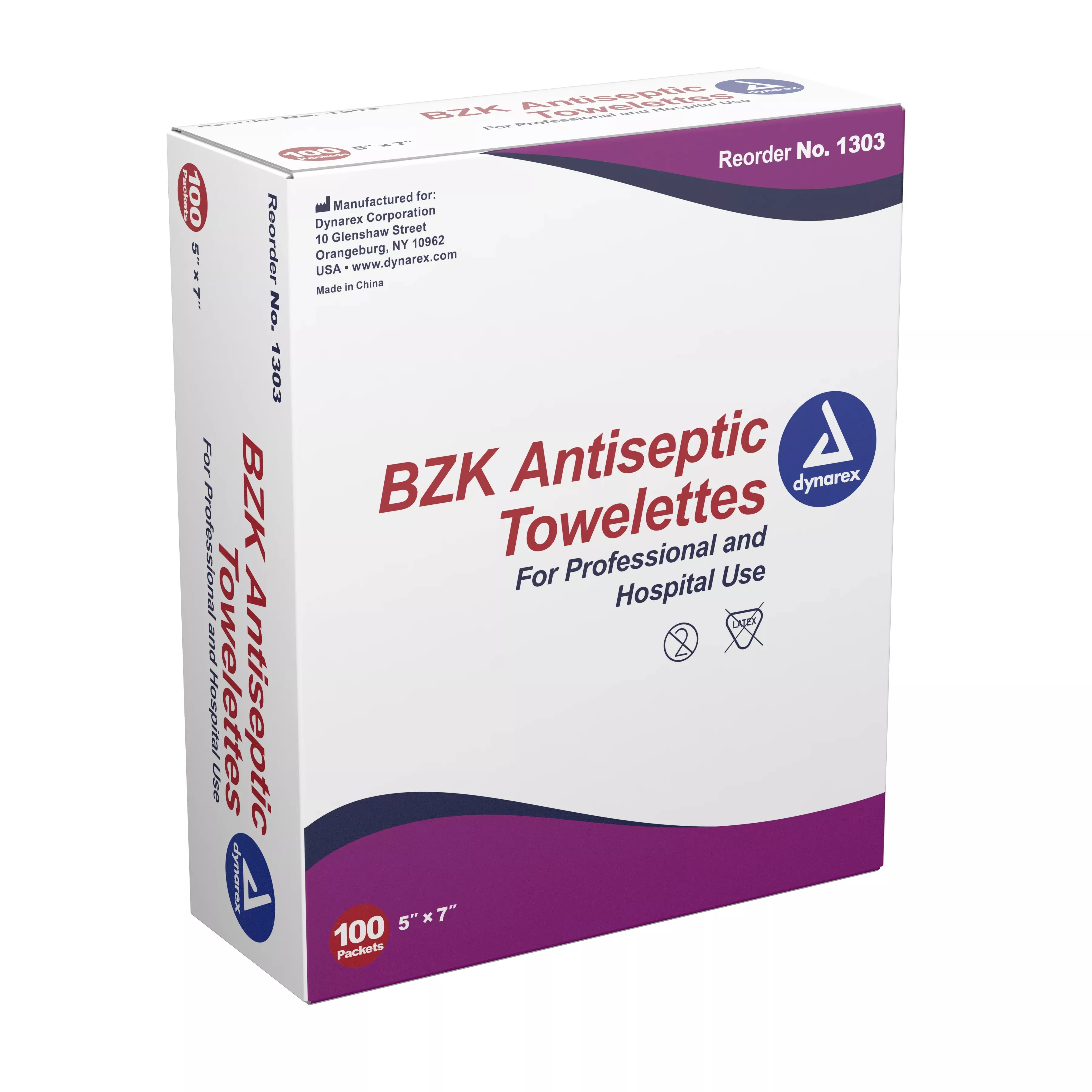 dynarex Scented BZK Antiseptic Towelettes, Individual Packet