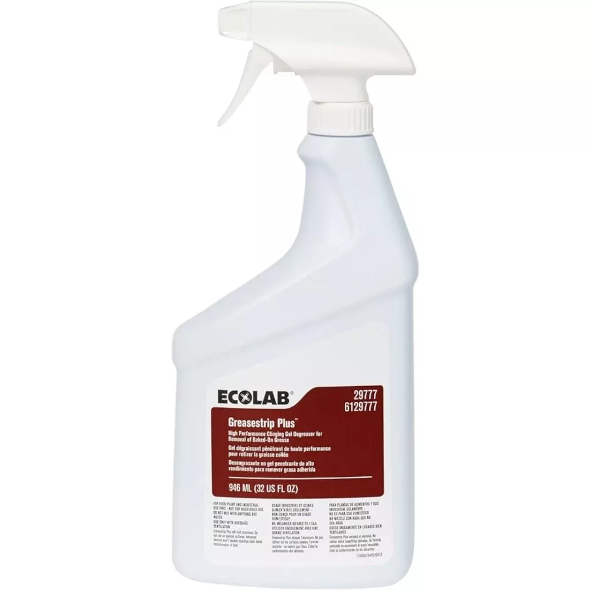Ecolab Greasestrip Plus Clinging Gel Degreaser - 32 Fl Oz
