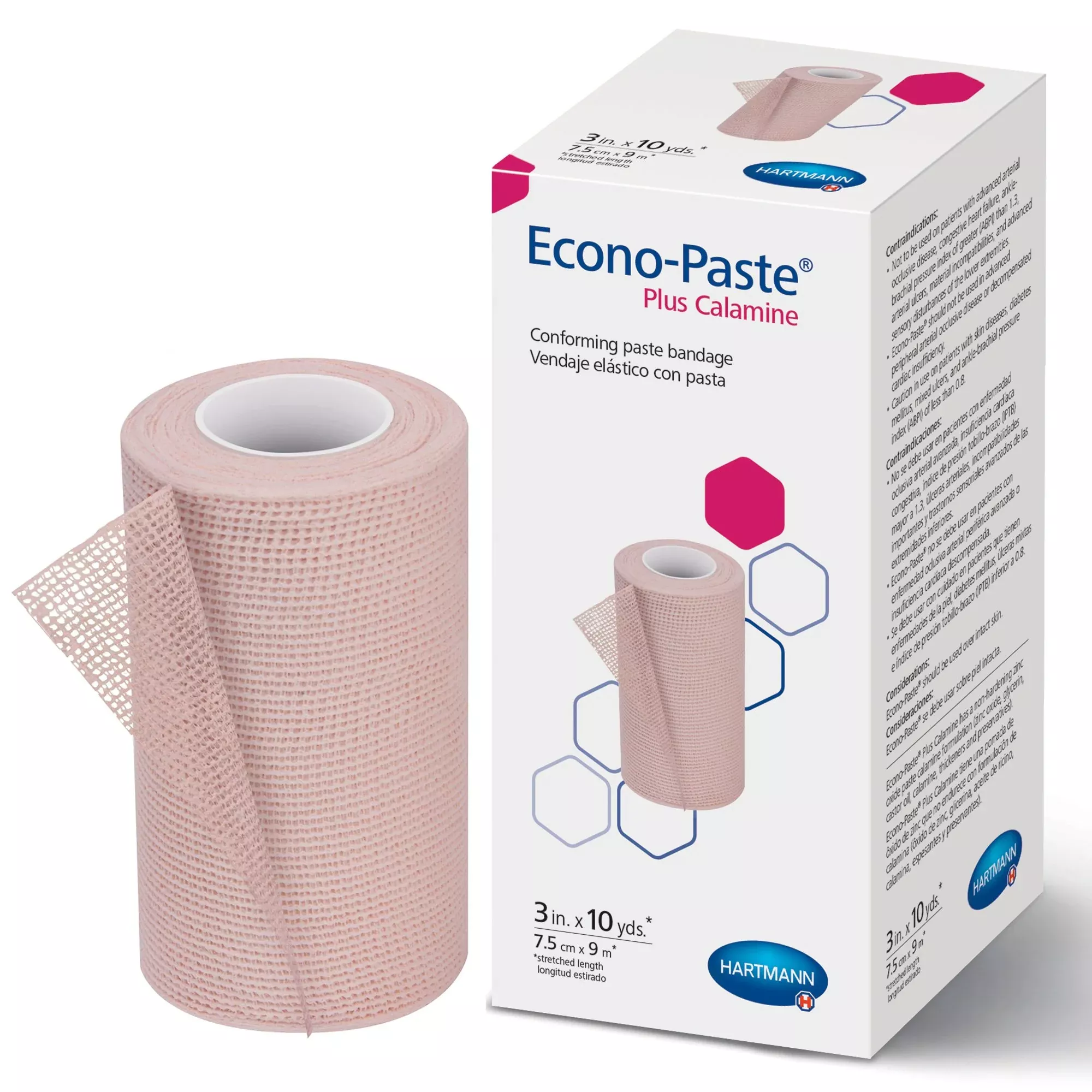 Econo-Paste Plus Unna Boot, 3 Inch x 10 Yard