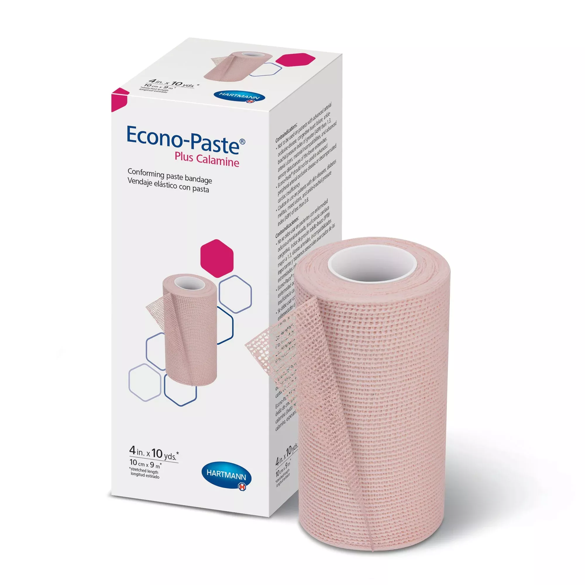 Econo-Paste Plus Unna Boot, 4 Inch x 10 Yard