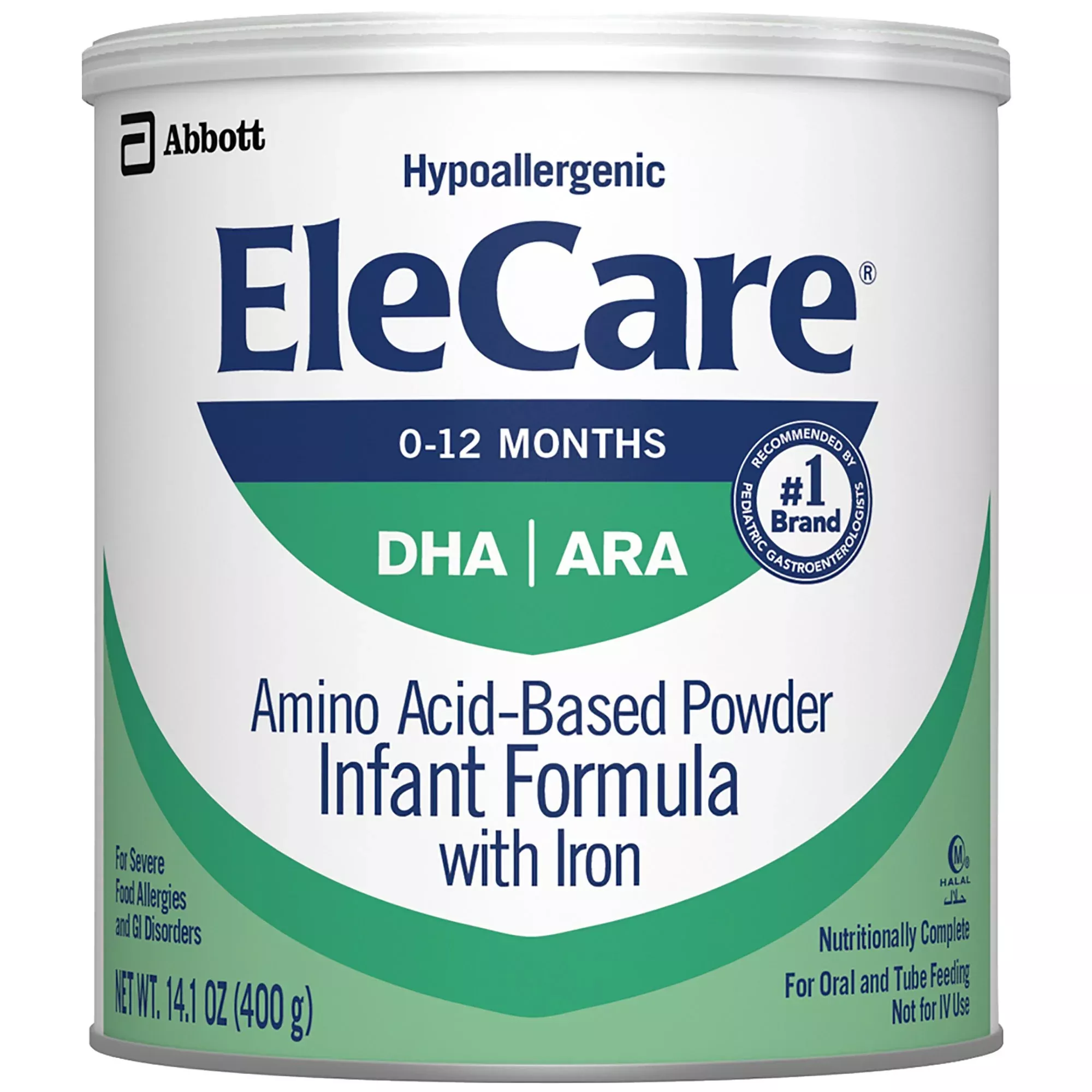 EleCare with Iron Powder Infant Formula, 14.1-ounce can