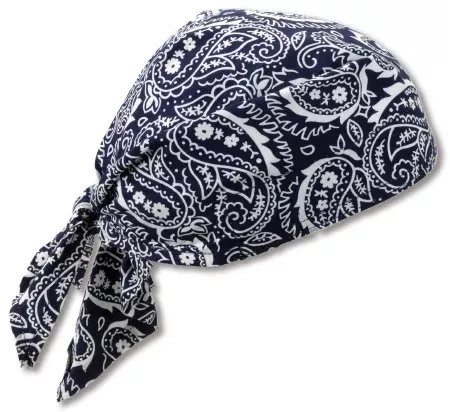 Ergodyne Evaporative Cooling Triangle Hat Chill-Its Navy Western One Size Fits Most - M-809628-667 - Each