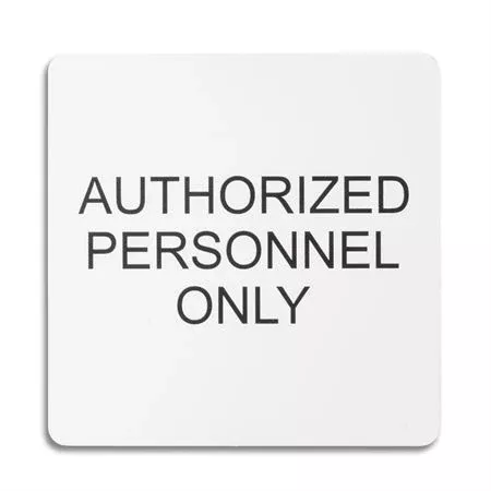 Essential 6"W x 6"H Signage No Cell Phone