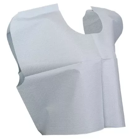 Exam Cape McKesson Blue Front / Back Opening Without Closure Unisex - M-201064-4870 - Case of 100
