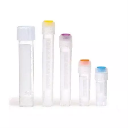 External Thread Cryovials Cap Inserts for Cryovials in Assorted Colors