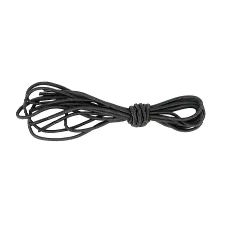 Fabrication Enterprises Shoelaces Black Elastic - M-779525-406 - Pack of 2