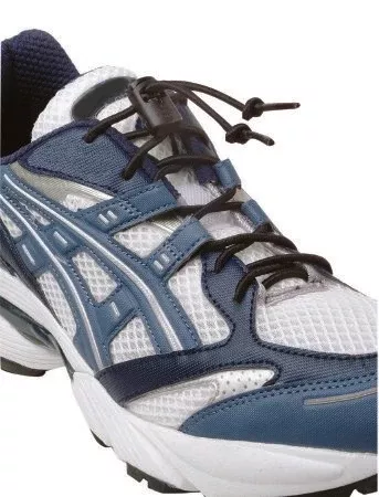 Fabrication Enterprises Shoelaces Black Elastic - M-788433-4765 - Pair